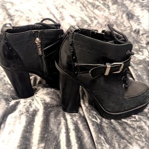 Sam Edelman Circus brand, Black Ankle Boots, Size 7.5